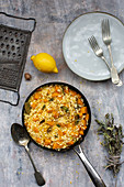 Butternut squash risotto with sage