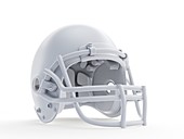 Football helmet, illustration