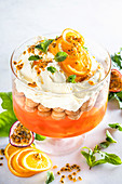 Biscuit-Cream-Trifle with Aperol Spritz