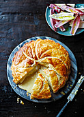 Melty cheese and potato pie