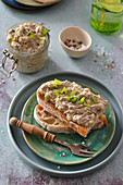 Fish paste with chives