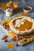 Herbstliche Pumpkin Pie (vegan)