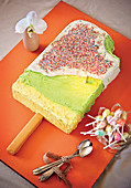 Ice-cream shaped birthday cake
