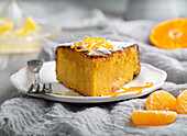 Flourless, gluten free clementine and almond cake