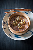 Shao Mai mit Rindfleisch-Schnittlauch-Füllung