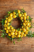 Lemon wreath