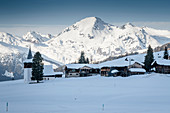 Das Sertigtal mit Sertig-Dörfli, Davos, Graubünden, Schweiz