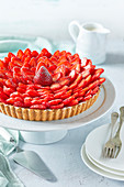 Showstopper strawberry tart