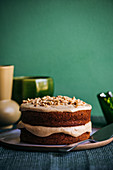 Banana Cake with Peanut Butter Frosting