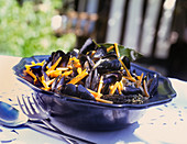 Mussels with carrots