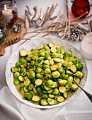 Brussels sprouts with ginger and orange