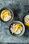 Sticky Thai rice with mango