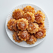 Yak Kaw (deep-fried ginger pastries with honey syrup, Korea)