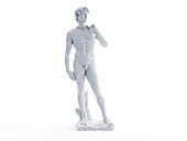 David statue, illustration