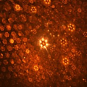 Nanotechnology, abstract illustration