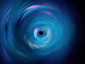 Black hole, abstract illustration