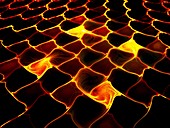 Lava, abstract fractal illustration
