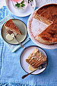 Tiramisu pancake cake