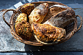 Artisan bread, pasty and scones