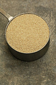 Fonio grains measured
