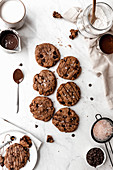 Chocolate Cookies mit Himalayasalz