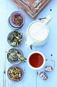 Herbal tea for mild heart problems