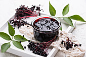 Black elderberry jam