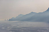 A view of the Amalfi Coast, Campania, Italy