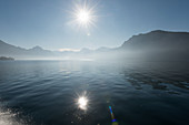A boat trip on Lake Lucerne, Switzerland