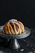 Apple in puff pastry cage