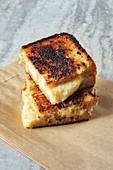 Close Up of Grilled Cheese Sandwich