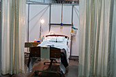 Emergency field hospital for covid-19 patients, USA