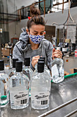 Distillery producing hand sanitiser during Covid-19 outbreak