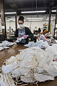 Making medical masks during Covid-19 outbreak