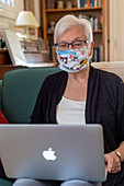 Homemade facemask during Covid-19 outbreak