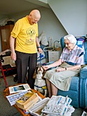 Care home pet therapy