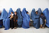 Hospital waiting room, Afghanistan