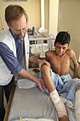 IED attack victim, Afghanistan