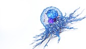 Cancer cell, illustration