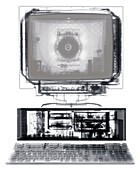 Personal computer and keyboard, X-ray