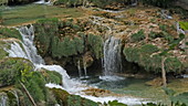 Skradin's waterfall cascading, Croatia