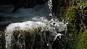 Bubbles in water, Rog waterfall, Croatia