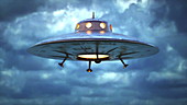 Flying saucer UFO