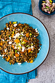 Freekeh-Salat mit Möhren und Feta