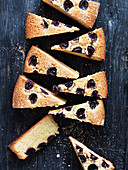 Cherry, Almond and Brown Butter Cake