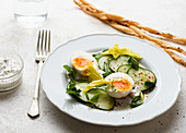 Egg and cucumber salad