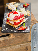 Strawberry mille feuille