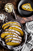 Sourdough bread with turmeric