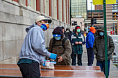 Feeding the homeless during Covid-19 outbreak