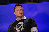 Elon Musk at NASA press conference for SpaceX Demo-2